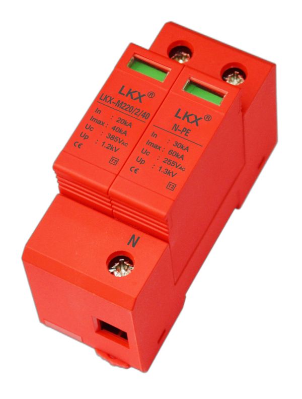 單相電源防雷模塊（1+NPE、C+D、18mm）(10KA\20KA\40KA60KA\80KA\100KA\120KA...)